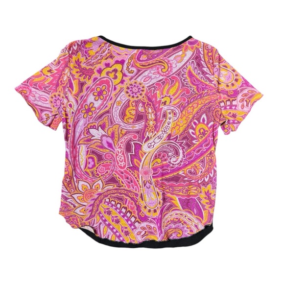 Misia Paris Euro Black + Pink Baby Graphic Girl Baby Tee Size Medium - Picture 2 of 6